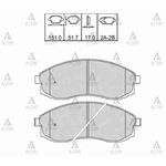 MITSUBISHI L200 ÖN FREN BALATASI 02-06  MAXIMA 90-97  LANCER 08/- MAHER-MHR-00254